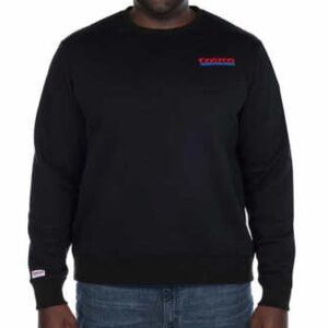 Costco Wholesale Logo Fleece Crewneck - BLACK - Womens Size small medium Embroid